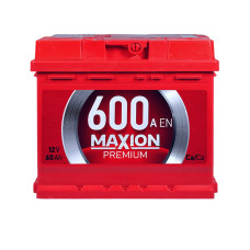 Акумулятор MAXION 60Аh 600A Premium L+ (лівий +) TR L2 (Туреччина)