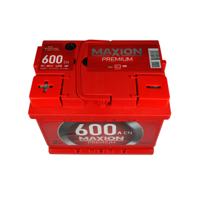 Акумулятор MAXION 60Аh 600A Premium L+ (лівий +) TR L2 (Туреччина)