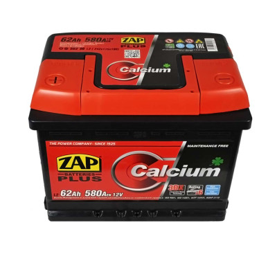 Акумулятор ZAP Plus 62Ah 580A L+ (лівий +) 562 96 Акумулятор ZAP Plus 62Ah 580A L+ (лівий +) 562 96