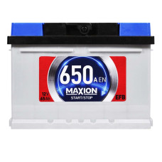Акумулятор MAXION EFB 65Ah 650A R+ (правий +) SMF L2B (Туреччина)