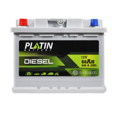 Акумулятор PLATIN 68Ah 640A Silver Diesel L+ (лівий +) MF L2