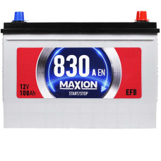 Акумулятор MAXION EFB Asia 100Ah 830A R+ (правий +) SMF N70 (Туреччина)
