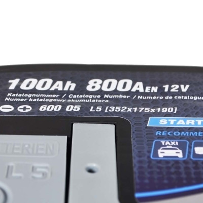 Акумулятор ZAP EFB 100Аh 800А Carbon R+ (правий +) (600 05)