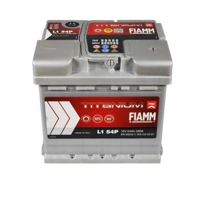 Акумулятор FIAMM 54Аh 520А Titanium Pro R+ (правий +)