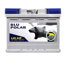 Акумулятор BAREN 64Аh 610А Blu polar L+ (лівий +) L2