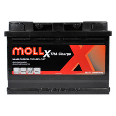 Акумулятор MOLL 75Ah 720A R+ X-Tra Charge (правий +) (L3)