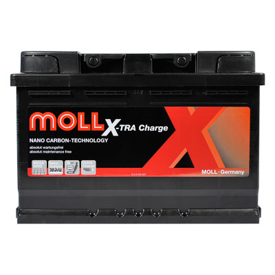 Акумулятор MOLL 75Ah 720A R+ X-Tra Charge (правий +) (L3)