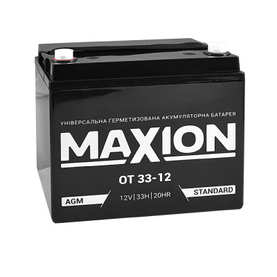 АКБ OT MAXION 12-33 (12V,33Ah) АКБ OT MAXION 12-33 (12V,33Ah)