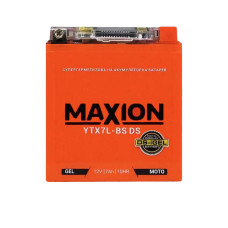 Мото акумулятор MAXION 12V 7A R+ (правий +) YTX 7L-BS DS (DS-iGEL)