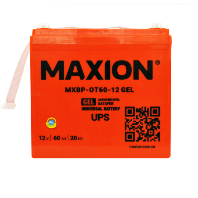 MAXION BP OT 60 - 12 (1шт/ящ) GEL MAXION BP OT 60 - 12 (1шт/ящ) GEL