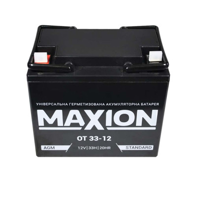 АКБ OT MAXION 12-33 (12V,33Ah) АКБ OT MAXION 12-33 (12V,33Ah)