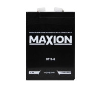 Промышленный аккумулятор MAXION AGM 6V 5Ah L+ (левый +) 6-5