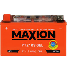 Мото акумулятор MAXION GEL 12V, 8,6A L+ (лівий +) YTZ 10S