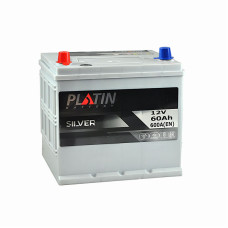 Акумулятор PLATIN Silver Asia 60Ah 600A L+ (лівий +) SMF