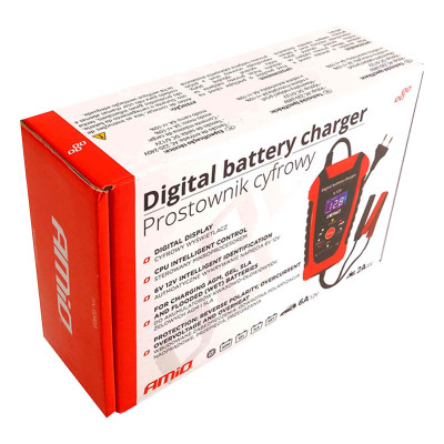 Зарядний пристрій AMiO DBC-02 2A/6A 6V/12V