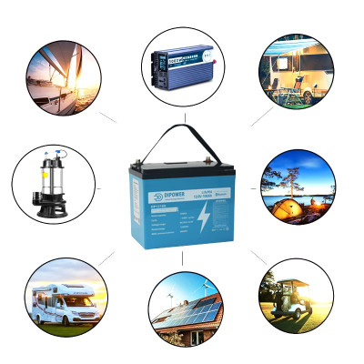 Акумулятор Dipower LiFePO4 12V/100AH (1280W*h) (літій-залізо-фосфатний акумулятор для ДБЖ (UPS))