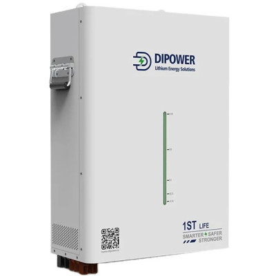 Акумулятор Dipower Wall Mounted with LED, 48V/150AH, 7200W*h (CATL NMC, 13S1P, літій-іонний акумулятор для ДБЖ (UPS))