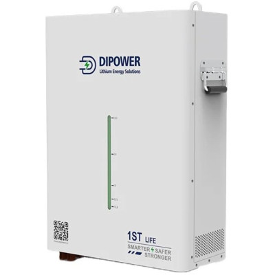 Акумулятор Dipower Wall Mounted with LED, 48V/150AH, 7200W*h (CATL NMC, 13S1P, літій-іонний акумулятор для ДБЖ (UPS))