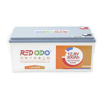 Акумуляторна батарея LiFePO4 Redodo 12.8V 300Ah , 3840Wh, BMS 200A, 522*240*218мм
