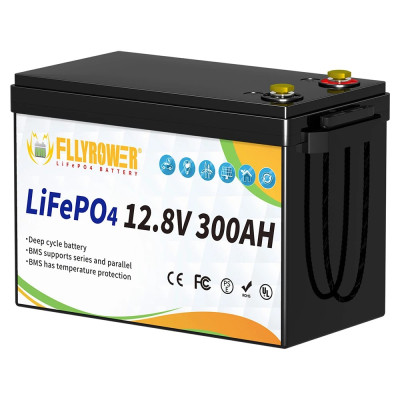 Акумулятор FlyPower LiFePO4 12V/300AH, 3840W*h (літій-залізо-фосфатний акумулятор для ДБЖ (UPS)) Акумулятор FlyPower LiFePO4 12V/300AH, 3840W*h (літій-залізо-фосфатний акумулятор для ДБЖ (UPS))