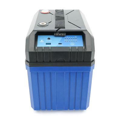 Аккумуляторная батарея DC HOUSE LiFePO4 12,8V 100Ah,(50/100A),  0°C до 55°C, гвинт M8,Type-C DC Ports, 260х168х209 мм. 10.8 кг