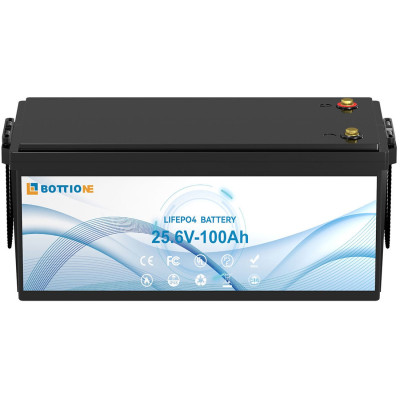 Акумулятор Bottione LiFePO4 24V/100AH (2560W*h) (літій-залізо-фосфатний акумулятор для ДБЖ (UPS)) Акумулятор Bottione LiFePO4 24V/100AH (2560W*h) (літій-залізо-фосфатний акумулятор для ДБЖ (UPS))