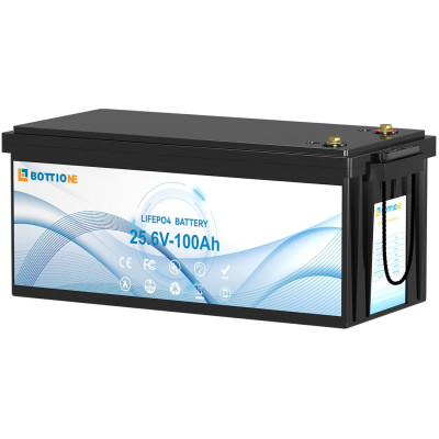 Акумулятор Bottione LiFePO4 24V/100AH (2560W*h) (літій-залізо-фосфатний акумулятор для ДБЖ (UPS)) Акумулятор Bottione LiFePO4 24V/100AH (2560W*h) (літій-залізо-фосфатний акумулятор для ДБЖ (UPS))