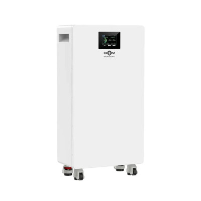 Акумулятор Biom Professional 16кВт, BALFP-512314-V2 LiFePO4 51,2V/314AH, 16076W*h, (Bluetooth, CAN, RS485, Wi-Fi)