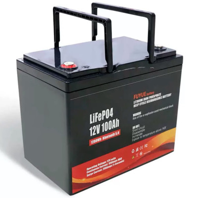 Акумулятор Fuyue LiFePO4 12V/100AH (1280W*h) (літій-залізо-фосфатний акумулятор для ДБЖ (UPS), Bluetooth APP, Smart BMS) Акумулятор Fuyue LiFePO4 12V/100AH (1280W*h) (літій-залізо-фосфатний акумулятор для ДБЖ (UPS), Bluetooth APP, Smart BMS)