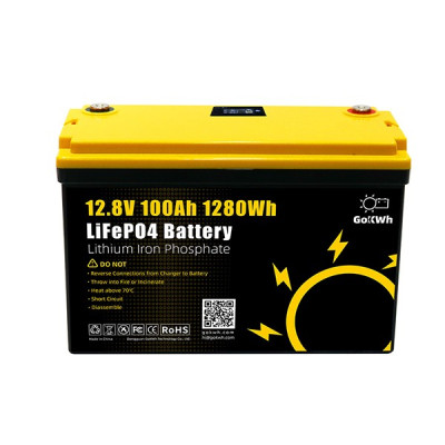 Акумулятор GoKwt LiFePO4 12V/100AH (1280W*h), з дисплеєм, Smart BMS, Bluetooth APP (літій-залізо-фосфатний акумулятор для ДБЖ (UPS)) Акумулятор GoKwt LiFePO4 12V/100AH (1280W*h), з дисплеєм, Smart BMS, Bluetooth APP (літій-залізо-фосфатний акумулятор для ДБЖ (UPS))
