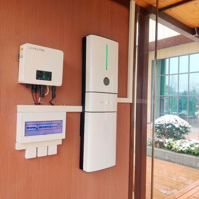 Комплект резервного автономного живлення ДБЖ/UPS Livoltek Hyper-6000 + акумулятор Livoltek BLF51 LiFePO4 51,2V/100AH, 5000 Вт, 5120 Вт/год