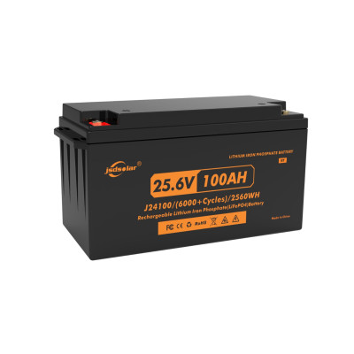 Акумулятор JSDSOLAR LiFePO4 25,6V/100AH (2560W*h) J24100, (літій-залізо-фосфатний акумулятор з Bluetooth)