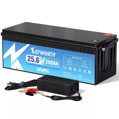 Акумулятор Kepworth LiFePO4 24V/200AH (5120W*h) (літій-залізо-фосфатний акумулятор для ДБЖ (UPS)) Акумулятор Kepworth LiFePO4 24V/200AH (5120W*h) (літій-залізо-фосфатний акумулятор для ДБЖ (UPS))