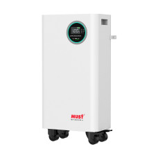 Акумулятор Must 300AH 51.2V LP1600-48300, LiFePO4,200A/200A (15360 W*h) (W-iFi Smart BMS, літій-залізо-фосфатний акумулятор для ДБЖ (UPS))