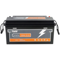 Аккумулятор PowMr POW-100AH-25.6V, 25.6V/100Ah, 2560W*h (LiFePO4, для дома, котла, солнечных батарей)
