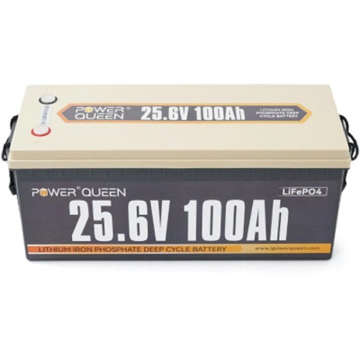 Акумулятор Power Queen LiFePO4 25,6V/100AH (2560W*h), (літій-залізо-фосфатний акумулятор для ДБЖ (UPS)) Акумулятор Power Queen LiFePO4 25,6V/100AH (2560W*h), (літій-залізо-фосфатний акумулятор для ДБЖ (UPS))