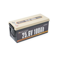 Акумулятор Power Queen LiFePO4 25,6V/100AH (2560W*h), (літій-залізо-фосфатний акумулятор для ДБЖ (UPS))