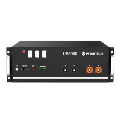 Акумулятор Pylontech US5000 LiFePO4 48V/100AH, 4800W*h, (літій-залізо-фосфатний акумулятор для інверторів)