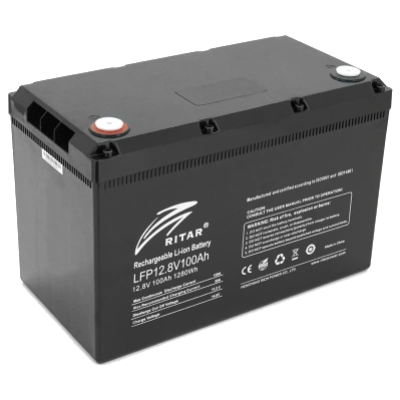 Ritar LiFePO4 12,8V 100Ah 1280Wh Акумуляторна батарея