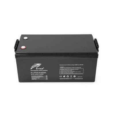 Акумулятор Ritar LiFePO4 25,6V/200AH (5120W*h), (літій-залізо-фосфатний акумулятор для ДБЖ (UPS))