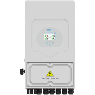 Гібридний інвертор Deye 6кВт, SUN-6K-SG05LP1-AM2-PLUS (1 фаза, 2 МРРТ, LV)