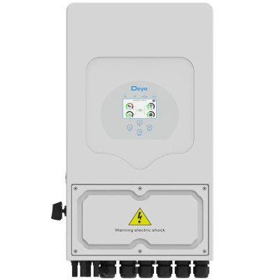 Гібридний інвертор Deye 8кВт, SUN-8K-SG05LP1-EU-AM2-PLUS (1 фаза, 2 МРРТ, LV)