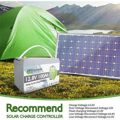Акумулятор TCBWorth LiFePO4 12V/100AH, 1280W*h, 50A (літій-залізо-фосфатний акумулятор для ДБЖ (UPS)) Акумулятор TCBWorth LiFePO4 12V/100AH, 1280W*h, 50A (літій-залізо-фосфатний акумулятор для ДБЖ (UPS))