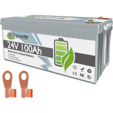 Акумулятор TCBWorth LiFePO4 25,6V/100AH, 2560W*h, 100A (літій-залізо-фосфатний акумулятор для ДБЖ (UPS))