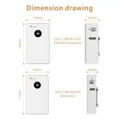 Акумулятор LUX-E-48100LG03 Felicity LiFePO4, 51,2V/100AH, 5120W*h (літій-залізо-фосфатний акумулятор для ДБЖ (UPS)) Акумулятор LUX-E-48100LG03 Felicity LiFePO4, 51,2V/100AH, 5120W*h (літій-залізо-фосфатний акумулятор для ДБЖ (UPS))