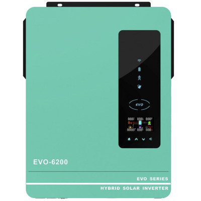 Гібридний інвертор Anern AN-SCI-EVO-6200, 48 В, 6200 Вт (безперебійник, UPS, ДБЖ)