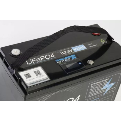 Акумулятор Challenger LiFePO4 12V/100AH (1200W*h) LF12-100,Smart BMS, Bluetooth (для будинку, котла, сонячних батарей)