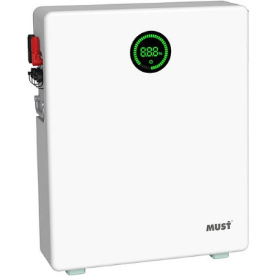 Акумулятор Must LiFePO4 100Ah 5,12KWh (5120 W*h), LP28-48100 51.2V  (W-iFi Smart BMS)