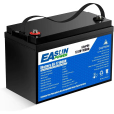 Акумулятор EASUN Power LiFePO4 12V/100AH (1280W*h), для будинку, котла, сонячних батарей