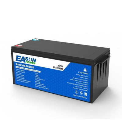 Акумулятор EASUN Power LiFePO4 25,6V/100AH (2560W*h), (літій-залізо-фосфатний акумулятор для ДБЖ (UPS))
